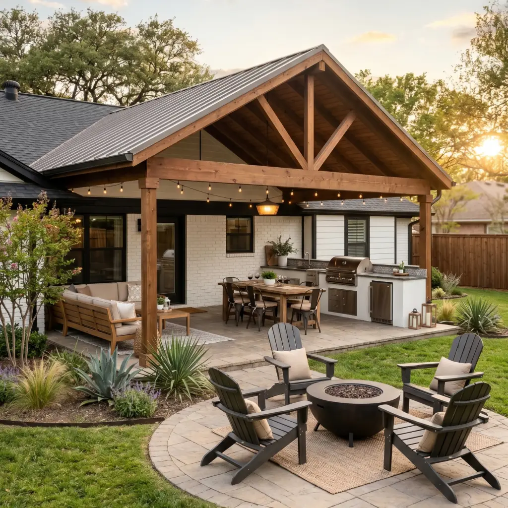 patio contractor near me in Fort Worth Texas - Pergola Patio Builders at High End Outdoor Living